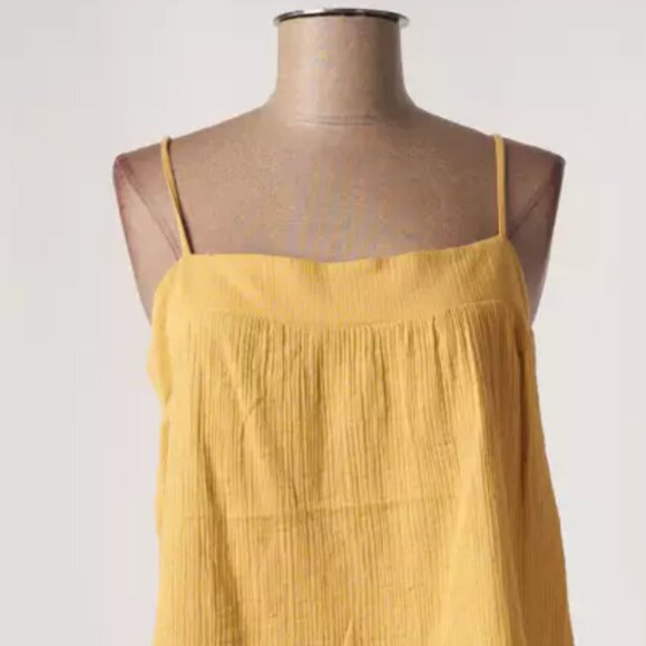 Scotch and Soda Deep Yellow 100% Cotton Top-Sz L - Picture 1 of 8